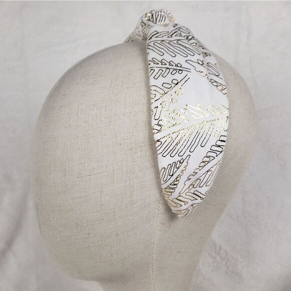 Metallic Tropical Top Knot Headband - Picture 1 of 4